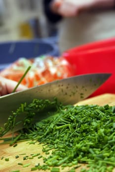 Cut chives
