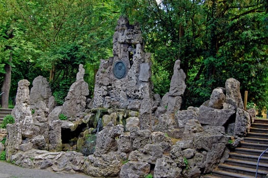 Monument in the Stadtpark Würzburg