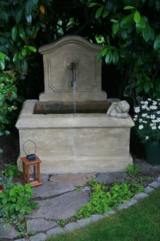 Fountain in the garden