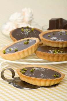 Nougat tart high