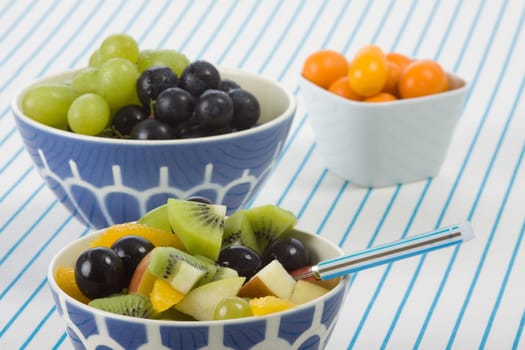 Grape apple salad