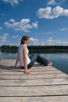 Girl at the Lake 2