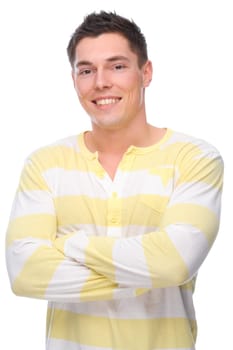 Young happy man