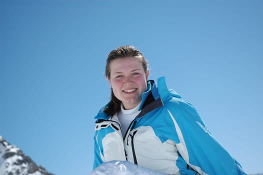 Portrait - Laughing Teenage Girl -