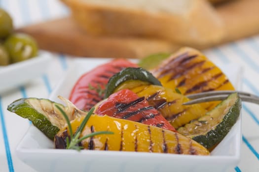 Grilled peppers Italian