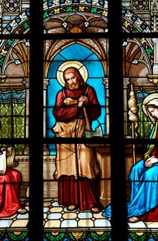 stained window