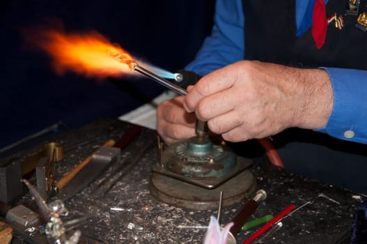 Glablowers at work