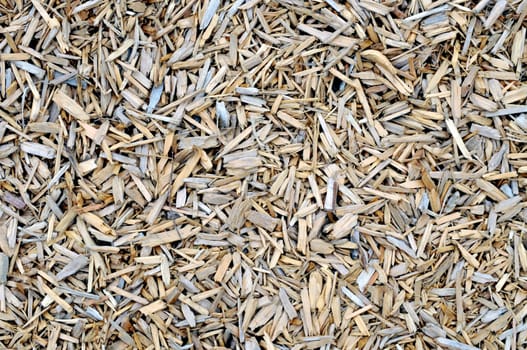 Chipped wood