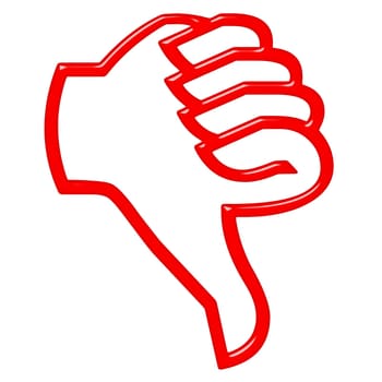 3D Thumbs Down