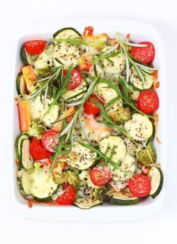 Baked mixed vegetable
