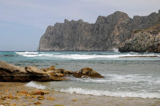 Coast near Cala de Vicenc