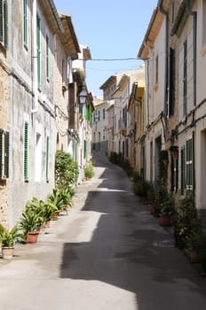 Alley in Alcudia