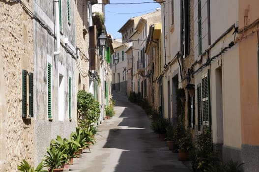 Alley in Alcudia