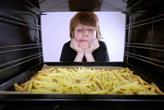 Bake french fries