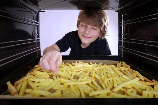 Bake french fries