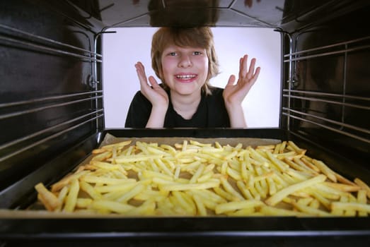 Bake french fries