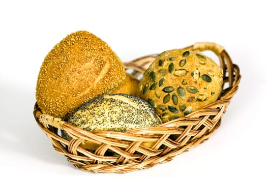 Assorted bread rolls