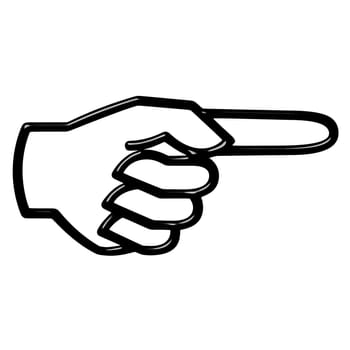 3D Hand Pointing Right