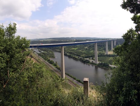 Moselle Valley Bridge near Winningen-Dieblich