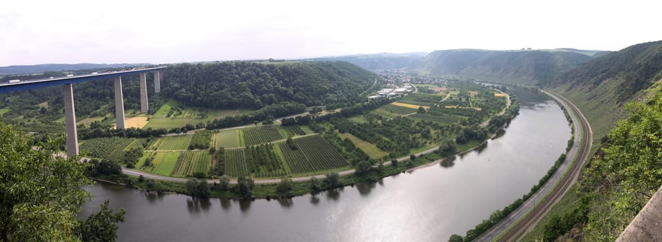 Moselle Valley Bridge near Winningen-Dieblich