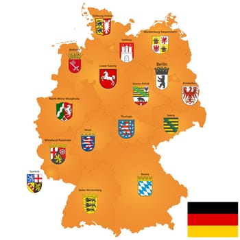 map of Germany