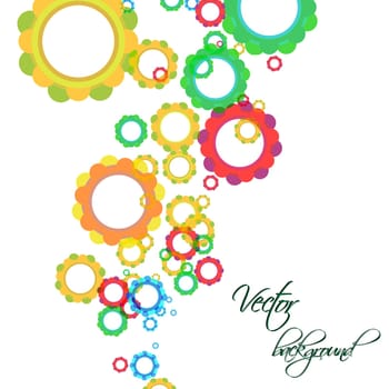 Abstract floral background