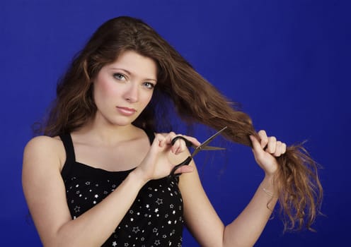 Cutting off hair