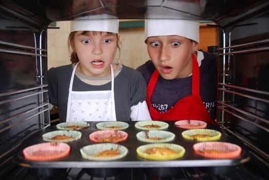 Bake muffins
