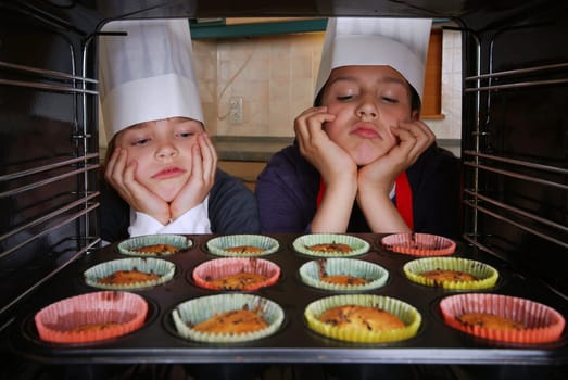 Bake muffins