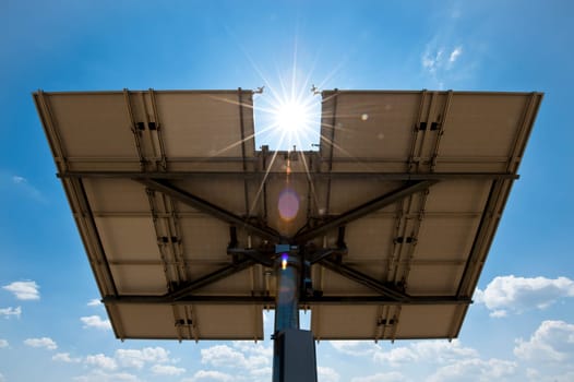 Solar Panel from Behind