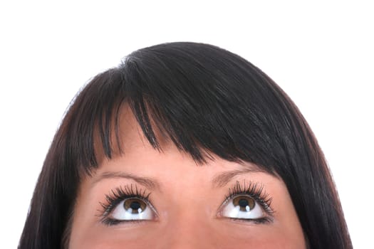 Woman looking up