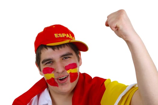 Spanish football fan