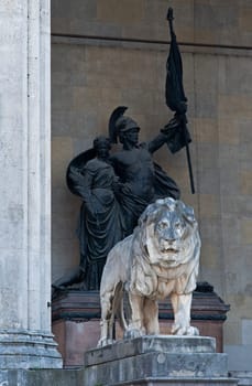 War Memorial Feldherrnhalle in Munich