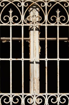 vintage metal window