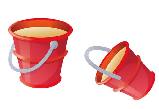 red bucket