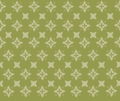 green semless fancy pattern