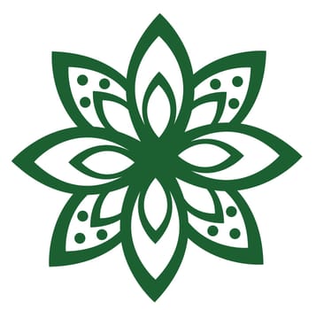 a flower pattern