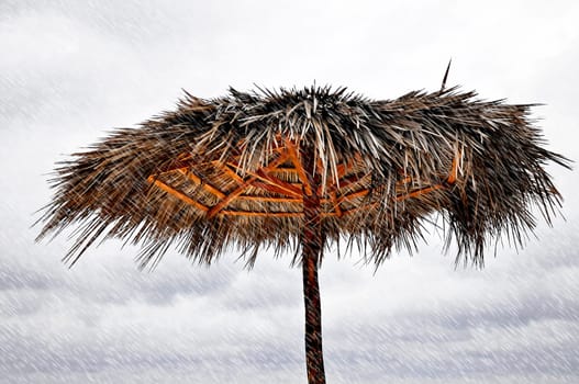 Bad weather on holiday