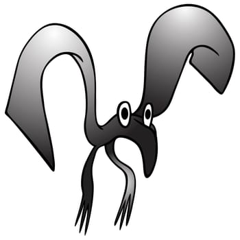 bizarre black bird