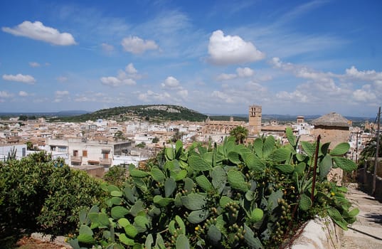 Felanitx Mallorca from above