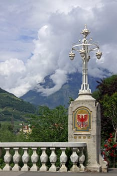 Passer Bridge in Merano (South Tyrol)