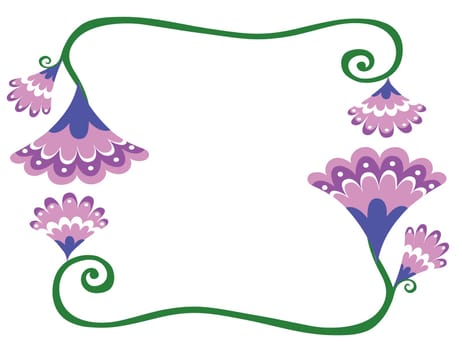 purple flower pattern
