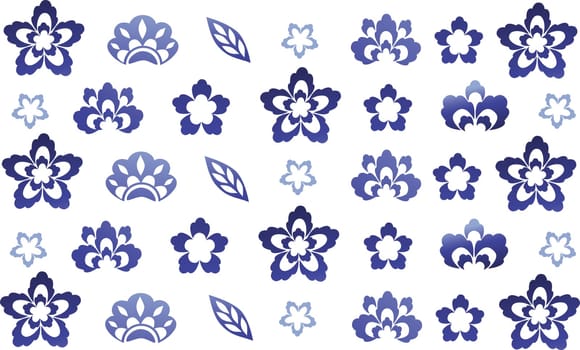 flowers and leaves