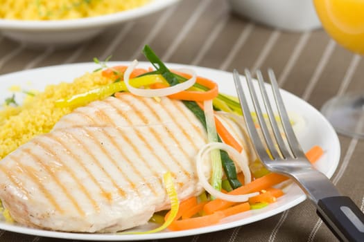 Chicken with carrots
