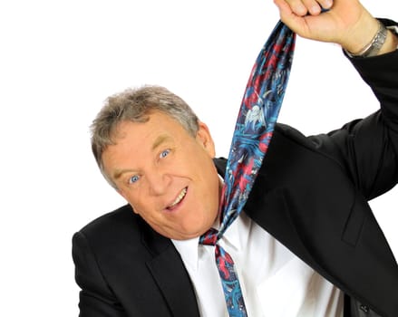 Hanging Businessman