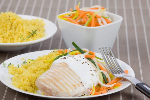 Chicken Vegetable Plate