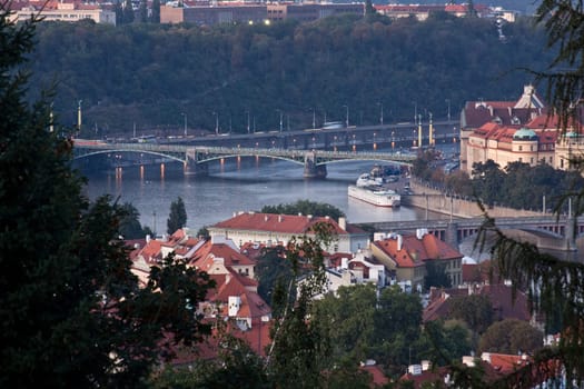 Vltava in the evening