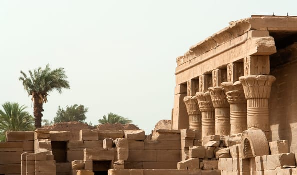 At the Temple of Dendera in Egypt
