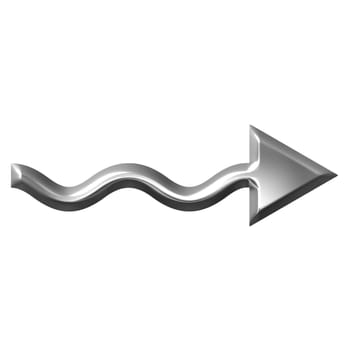 3D Silver Arrow