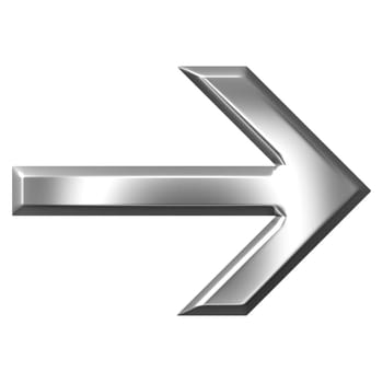 3D Silver Arrow